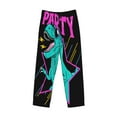 thumbnail image 4 of Balery Men'S Rex Dinosaur With Sunglasses Pants,Sleepwear Pants,Pajama Pants,Pj Bottoms Drawstring And Pockets-Small, 4 of 9