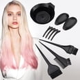 thumbnail image 4 of Juego de 9 Uds de tinte para el cabello, cuenco para teñir el cabello, cepillo para teñir, guantes para cubrir las orejas, capa para colorear el cabello para salón y uso doméstico, 4 of 5