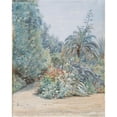 thumbnail image 2 of Francois-Louis Français 12x14 Gold Ornate Wood Frame and Double Matted Museum Art Print Titled - Garden Corner, Villa Fremy (1881), 2 of 4