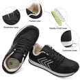 thumbnail image 3 of Ecetana Womens Retro Lace-Up Sneakers Mesh Upper Casual Walking Shoes, 3 of 7