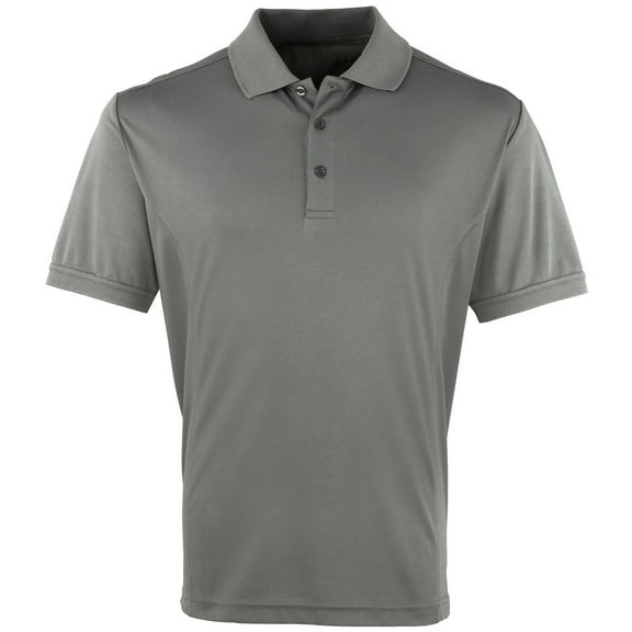 Premier Mens Coolchecker Pique Short-Sleeved Polo Shirt