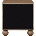 thumbnail image 3 of Pemberly Row Modern / Contemporary Walnut Finish Night Stand, 3 of 10