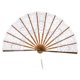 thumbnail image 1 of Estilo chino estilo decorativo fans de bambú de encaje seda plegable doblado mano fanáticos fanáticos flor fiesta boda fiesta, 1 of 5