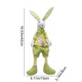 thumbnail image 2 of Conejito de Pascua de peluche, adorable conejo de pie con patas retráctiles de 43 cm, adornos de conejo de Pascua, figuras de conejo de Pascua para decoración del hogar., 2 of 6