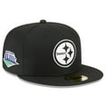 thumbnail image 3 of Men's New Era x Alpha Industries  Black Pittsburgh Steelers 59FIFTY Fitted Hat, 3 of 5