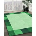thumbnail image 3 of Ahgly Company Machine Washable Indoor Rectangle Transitional Light Green Area Rugs, 2' x 5', 3 of 7