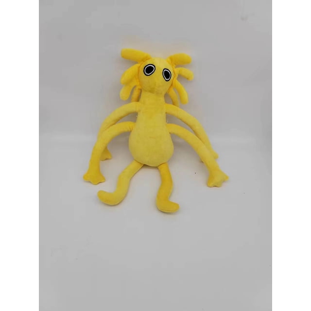 Muñeco de peluche de cuatro manos yuxing color amarillo Rainbow Friends 40 cm