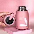 thumbnail image 2 of Portable Cartoon Pattern Thermal Insulation Intelligent Temperature Measuring Thermal Bottle Great Birthday Gifts for Girls - Smart Pink, 2 of 3
