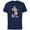 Navy, variant on Disney Mickey Mouse Pride Pose Rainbow Icon Fill Doodles - Short Sleeve Cotton T-Shirt for Adults - Customized-Black