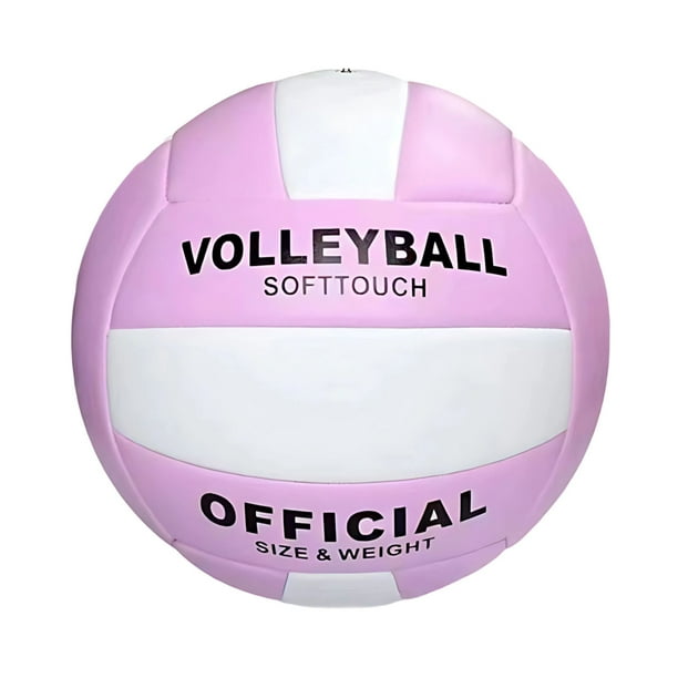 pstuiky Balón de voleibol súper suave, balón de voleibol de playa, balón de voleibol suave para interiores y exteriores, equipo duradero para entrenamiento en gimnasio de voleibol