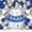 Blue, Silver, variant on 91Pcs Birthday Party Decoration Kits, IRuiYinGo Birthday Party Supplies Set with Banner, Fringe Curtains, Balloons