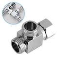 thumbnail image 4 of Diverter, Shower Diverter, Brass With Chromed Plating Shower Adapter, Antirust For Home, 4 of 8