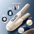 thumbnail image 5 of Cordless Hair Straightener Brush – 4000mAh Rechargeable Travel Flat Iron, 4 Heat Settings 140-200°C, Ceramic Anti-Scald Styler for Women & Men, Type-C Fast Charging, Portable Mini Hair Tool, 5 of 10