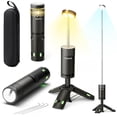 thumbnail image 1 of Linterna de Camping Recargable TIDNNS Impermeable 800lm con Soporte, 1 of 9