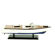 Wood Yacht 19"W, 6"H