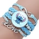 thumbnail image 4 of Lilo & Stitch Disney Time Gem pulseras para niñas, joyería de Anime, accesorio de moda, pulsera multicapa de dibujos animados, regalo de cumpleaños para niños, 4 of 5