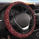 thumbnail image 5 of Balery Red Buffalo Plaid Fundas elásticas antideslizantes para volante, funda protectora universal para hombre y mujer, 15 pulgadas, accesorios para coche., 5 of 6