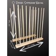 thumbnail image 2 of Art Storage Rack - 24' Long x 11' Wide with 24' Tall dowels - for Art Canvas Storage, Frames, Framed Art, Paintings, Unfinished wood, 2 of 8