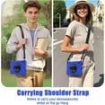 thumbnail image 6 of Case for Samsung Galaxy Tab S10 FE+ Plus 13.1 Inch 2025 Model (X620/X626B),Shockproof Protective Kids Case with Pencil Holder, 360 Rotating Hand Strap & Stand, Shoulder Strap, 6 of 9