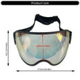 thumbnail image 3 of BIBABLYKE Motorcycle Riding Goggles Bubble Lens Windproof Riding Glasses Eye Protection Sunglasses Comfortable for Outdoor Sports, 3 of 5