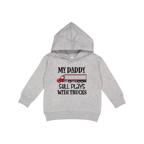 Inktastic Daddy Still Plays with Trucks Toddler Hoodie