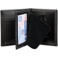 thumbnail image 2 of Hidden Badge Bifold Wallet Blackinton B96 Fire Department Badge and ID Case Hidden Badge Wallet (Cutout 496) Black Leather$$Office, 2 of 12