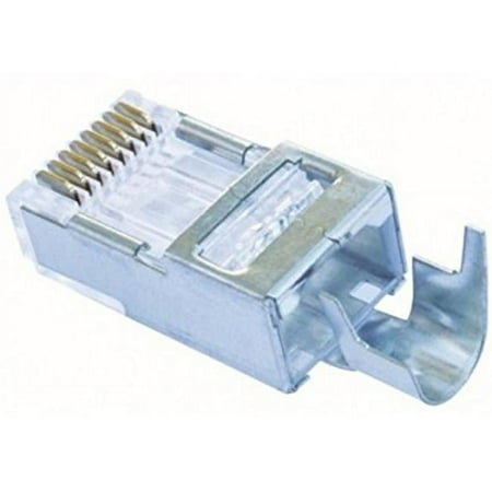 UPC: 0849160004400 | Platinum Tools 202022J Shielded CAT5E External Ground Connector 50 Pack