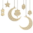 thumbnail image 2 of Eid Mubarak Pendentif en Bois, 2 of 4