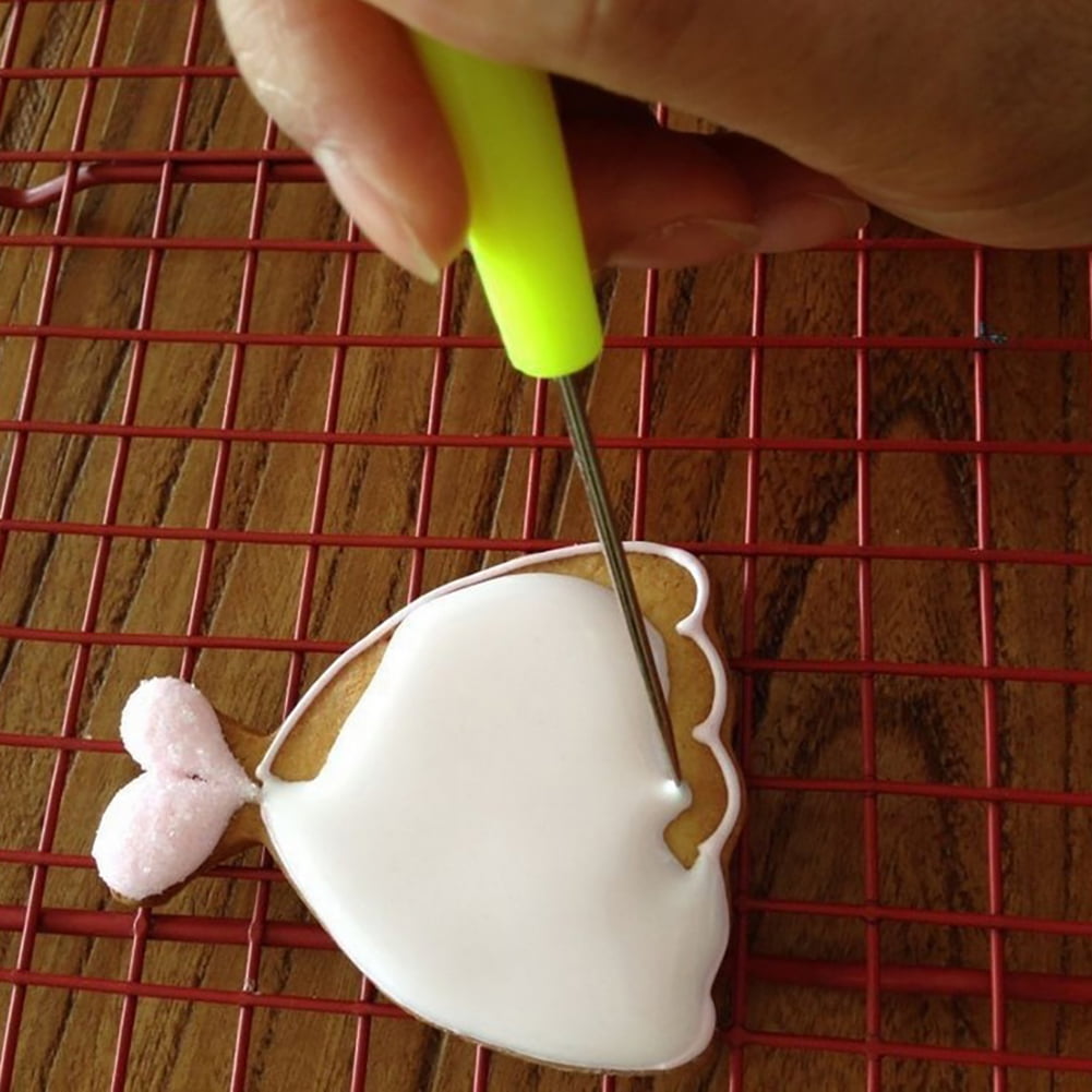  YYANGZ Biscuit Cookie Icing Pin Cake Decorating Needle Tool  Scriber Needle Sugar Stir Needle Scriber Needle Modelling Tool Baking Scribe  Tool for Icing Sugar Craft: Home & Kitchen