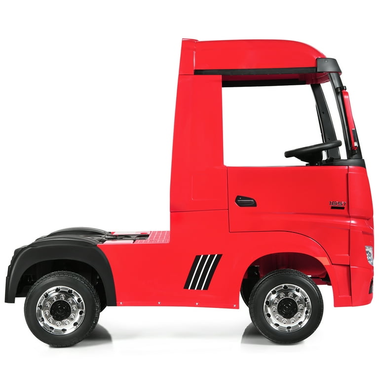 Gymax 12V Electric Kids Ride on Car Mercedes Benz Actros w