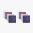 thumbnail image 2 of Mainstays Kids 8pk Washcloth, Purple, 2 of 5