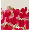 thumbnail image 2 of Simply Daisy's Tulip Blossom Arrangement 18x14 inch Pink Floral Print Placemat (Set of Four), 2 of 2
