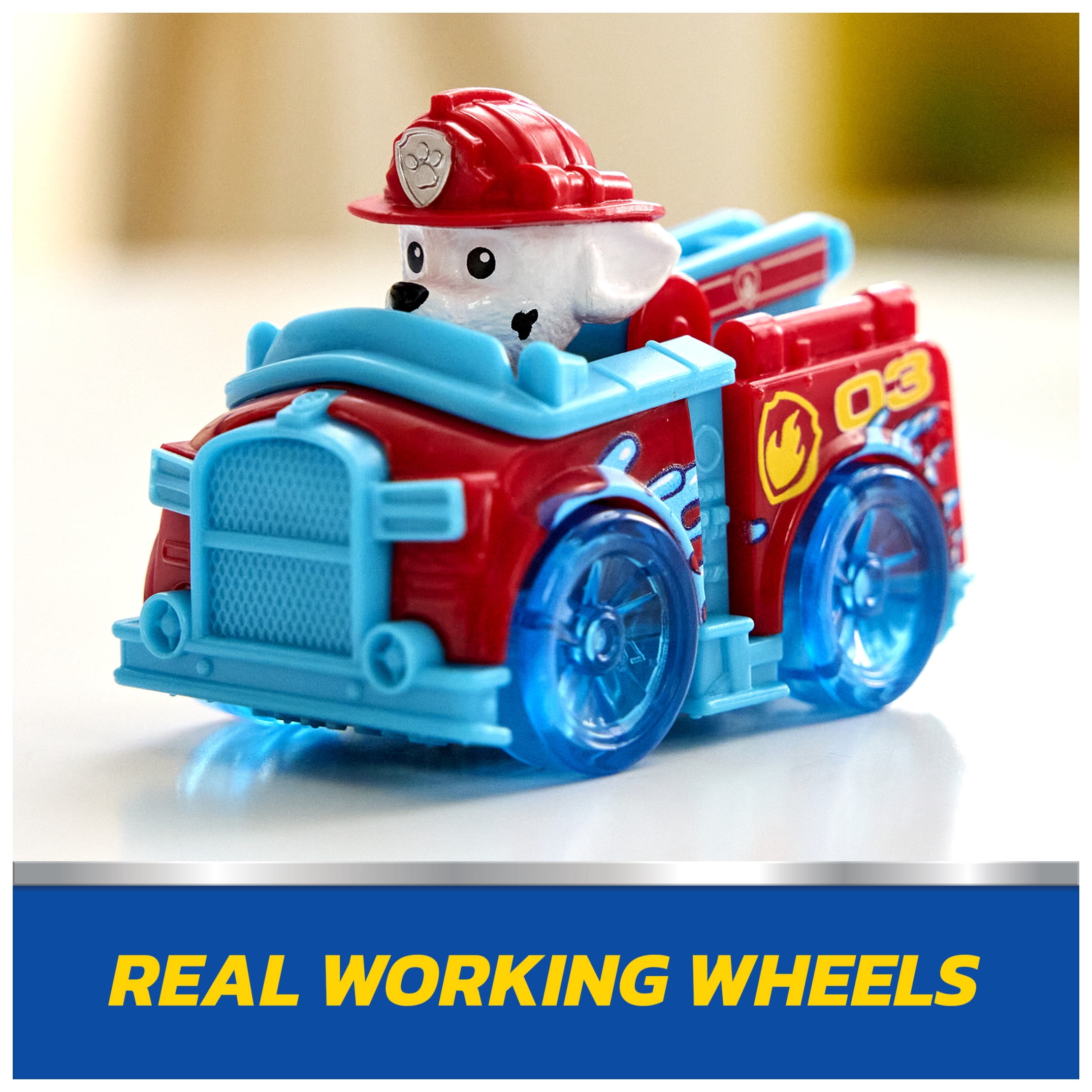 PAW Patrol Pup Squad Marshall Splash Racer Toy Vehicle, for Kids 3+