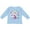 AE-Light Blue, variant on Day of the Dead Owl Sugar Skulls and Guitar Boys or Girls Long Sleeve Toddler T-Shirt