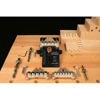WORKPRO Pocket Hole Jig Kit, Including Plastic Plugs and 100 Pieces Coarse  Square Driver Screws for Pocket Screw Jig