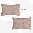 thumbnail image 2 of Naloa Rose Gold Marble Texture Pillowcase, Throw Pillowcase, Wrinkle-Free, Stain-Resistant with Hidden Zipper for Bedroom Sofa-16"x24", 2 of 6
