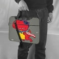 thumbnail image 5 of Lsque Dinosaur Super Hero Cartoon Pattern Laptop Bag – Portable & Slim Single-Shoulder Computer Case with Adjustable Strap, Protective, Lightweight for 13”/14”/15.6” Laptops, 5 of 8