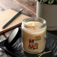 thumbnail image 4 of Santa is Coming Border Collie Merry Christmas Xmas Noel Truck Tree Soy Wax Candle Borders Dog Lovers Gifts Idea 16oz White Vanilla Candle - 02023, 4 of 5