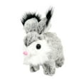 thumbnail image 3 of Siruishop Plush Bunny Toy Rabbit Interactive Electronic Pet for Preschool Party Favors Gray White, 3 of 8