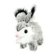 thumbnail image 3 of Conejito de peluche interactivo, mascota electrónica portátil, adorable y educativa Gris blanco, 3 of 9
