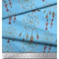 thumbnail image 3 of Soimoi polyester Crepe Fabric Arrow & Dream Catcher Home Decor Print Fabric by Yard 52 Inch Wide, 3 of 3