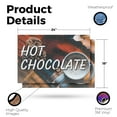 thumbnail image 2 of Hot Chocolate Vinyl Decal 2 Pack of 18 Inch x 24 Inch Weatherproof Heavy-Duty Adhesive Backing | Warm Beverages, Cozy Treats, Seasonal Specials | Made in USA, 2 of 6