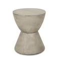 thumbnail image 3 of Natchez Outdoor Lightweight Concrete Side Table, Light Gray, 3 of 8