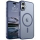 thumbnail image 1 of Funda magnética SUPFINE para iPhone 16, color gris lavanda, 1 of 7