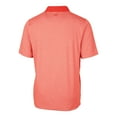 thumbnail image 3 of Men's Cutter & Buck  Orange Auburn Tigers Alumni Logo Forge Tonal Stripe Stretch Polo, 3 of 3
