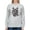 Ash, variant on Be Naughty Krampus Dark Christmas Tee Women's Sweatshirt
