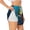 White, variant on Big bass fish1 Print Women 2 in 1 Running Shorts,High Waisted Athletic Shorts,Gym Workout Shorts with Liner Pockets-X-Large