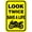Warning Sign 6, variant on Look Twice Save A Life (Cruiser Motorcycle Image) Sign - 8"x12" Neighborhood Metal Warning Sign, Motorcycle Safety Decor for Street Business Home Outdoor Indoor