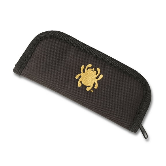 Spyderco Knives Large Pouch Padded Black Nylon Zipping Case C12NC