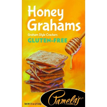 Gluten Free Wheat - Pamela's Honey Grahams, Gluten-Free, 7.5 Ounce